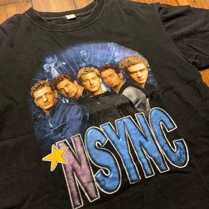 Vintage NSYNC tee pop rap hip Hop shirt size large